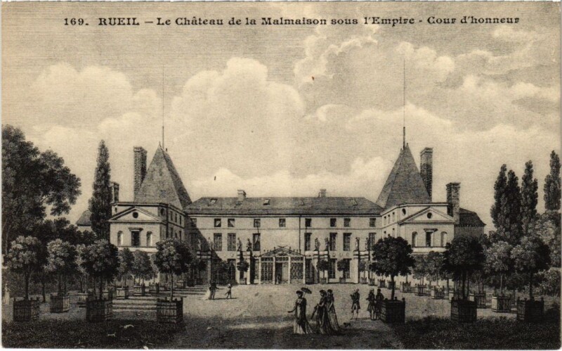 Carte postale ancienne Rueil Chateau de la Malmaison