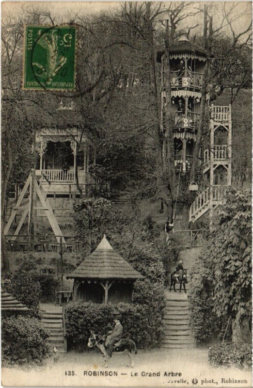 Carte postale ancienne Robinson Le Grand Arbre