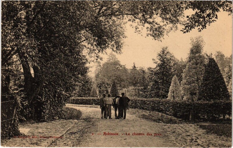 Carte postale ancienne Robinson Le chemin des pres