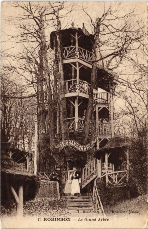 Carte postale ancienne Robinson Le Grand Arbre