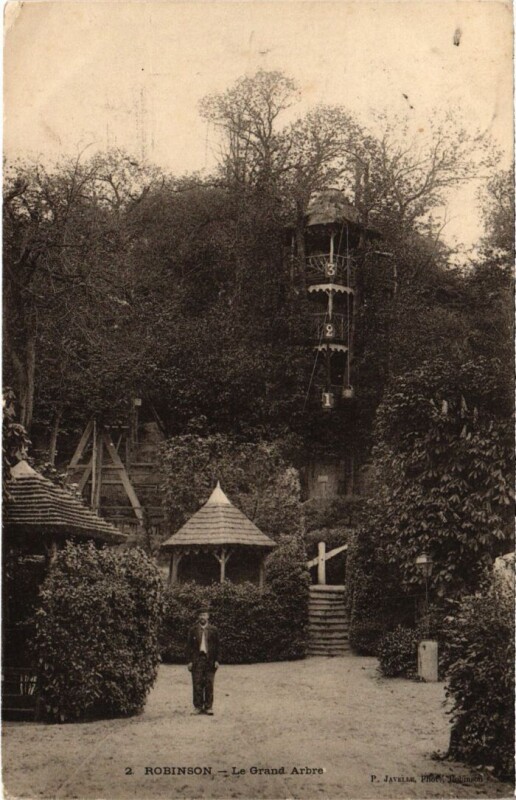 Carte postale ancienne Robinson Le Grand Arbre