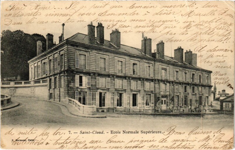 Carte postale ancienne Saint Cloud Ecole Normale Superieure à Saint-Cloud