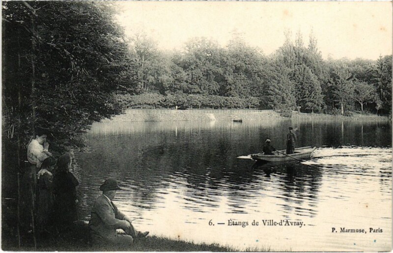 Carte postale ancienne Etang de Ville d'Avray à Ville-d'Avray
