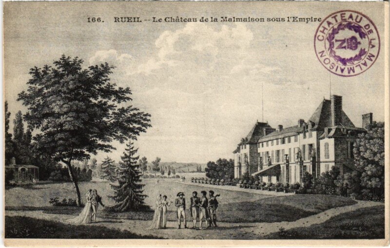 Carte postale ancienne Rueil Chateau de la Malmaison