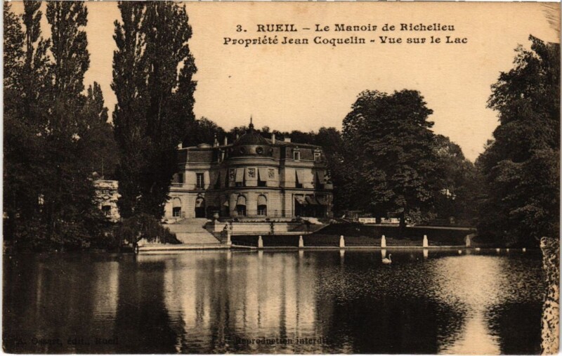 Carte postale ancienne Rueil Manoir de Richelieu