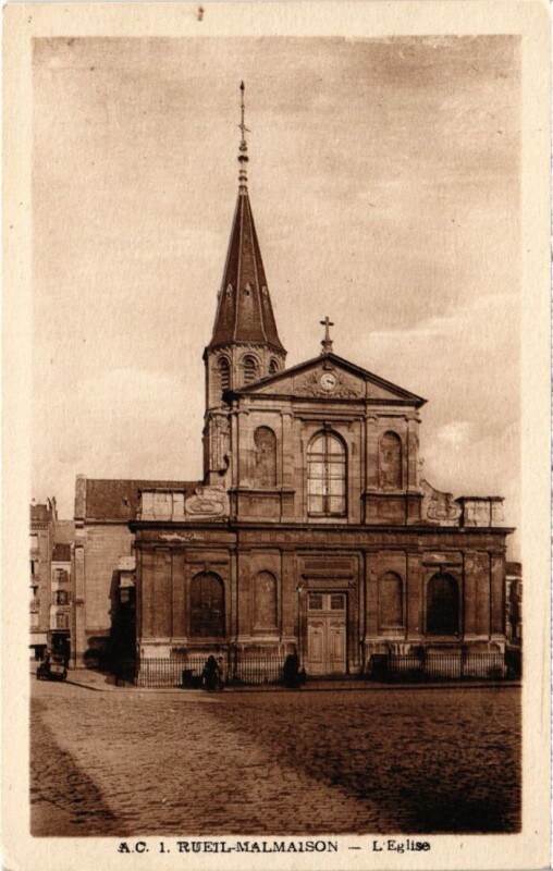 Carte postale ancienne Rueil Eglise