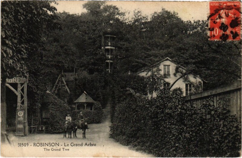 Carte postale ancienne Robinson Le Grand Arbre