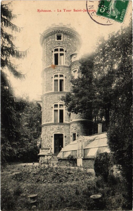 Carte postale ancienne Robinson Tour Saint-Jacques