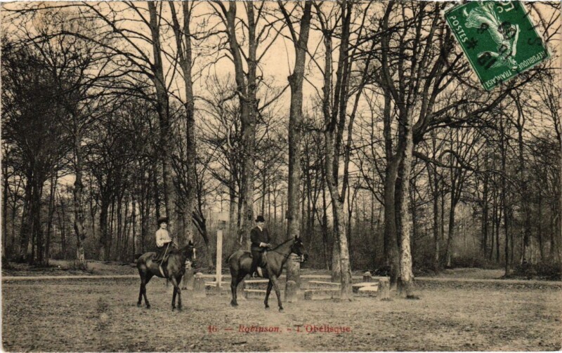 Carte postale ancienne Robinson Obelisque
