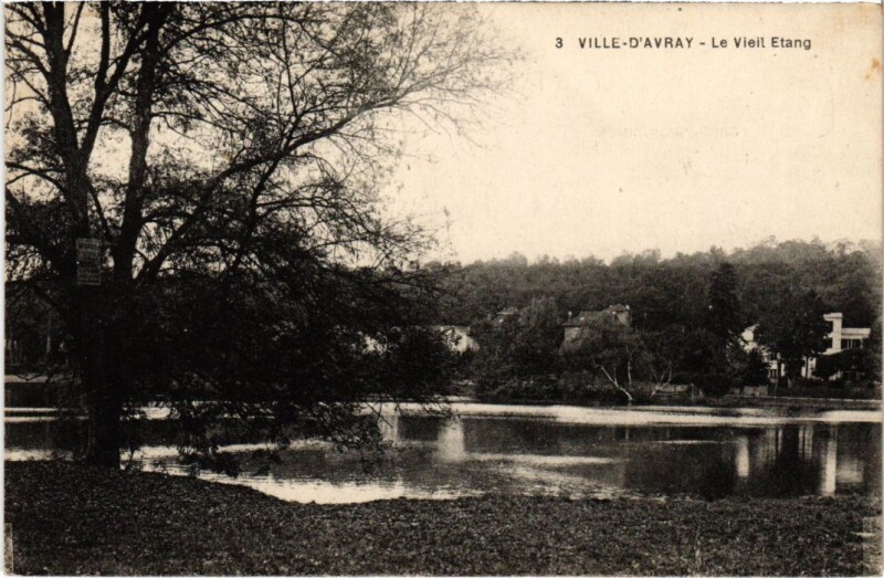 Carte postale ancienne Ville d'Avray Le Vieil Etang à Ville-d'Avray