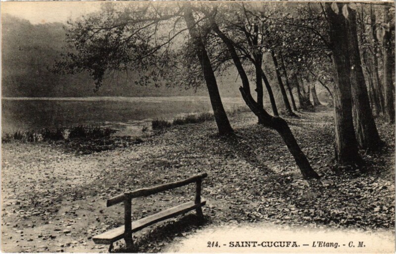 Carte postale ancienne Rueil Etang Saint-Cucufa