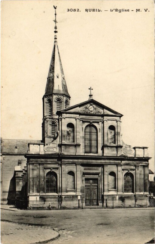 Carte postale ancienne Rueil Eglise