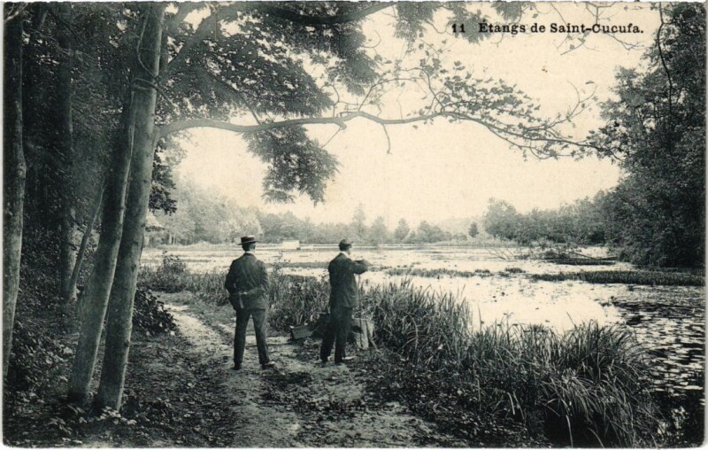 Carte postale ancienne Rueil Etang Saint-Cucufa