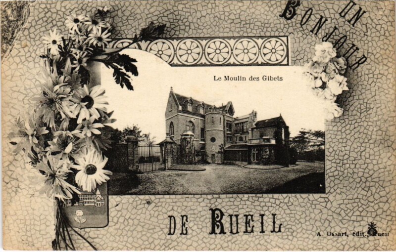 Carte postale ancienne Rueil souvenir