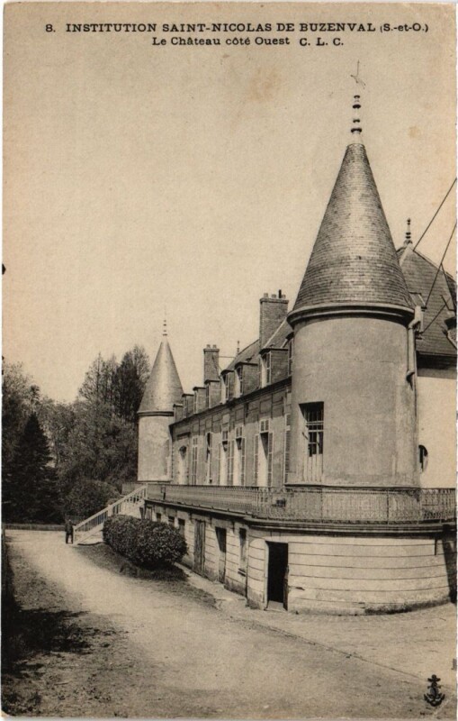 Carte postale ancienne Rueil Institution Saint-Nicolas Chateau