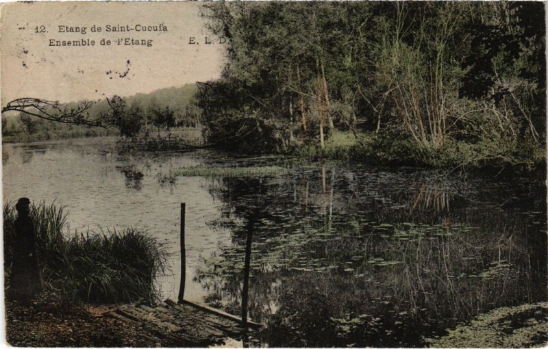 Carte postale ancienne Rueil Etang Saint-Cucufa
