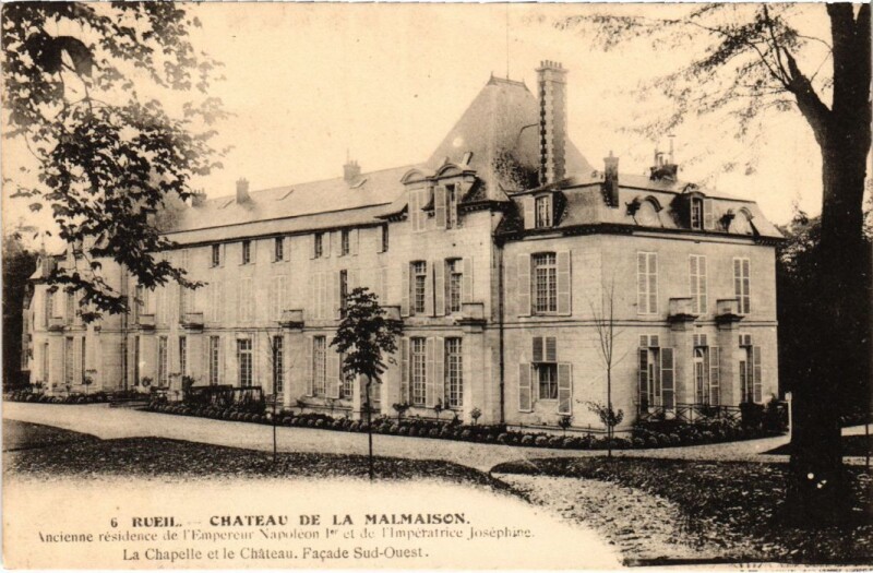 Carte postale ancienne Rueil Chateau de la Malmaison