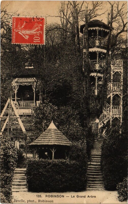 Carte postale ancienne Robinson Le Grand Arbre