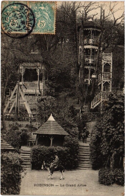 Carte postale ancienne Robinson Le Grand Arbre