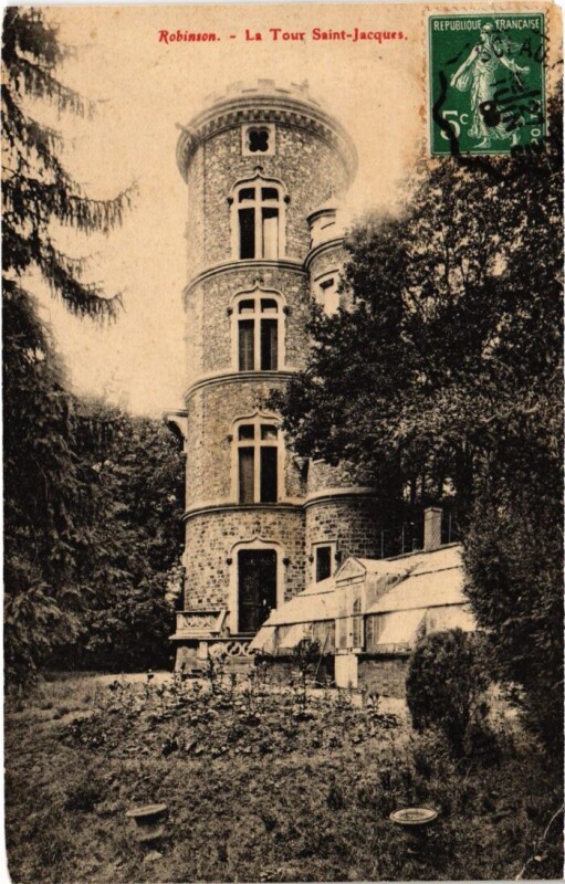 Carte postale ancienne Robinson Tour Saint-Jacques