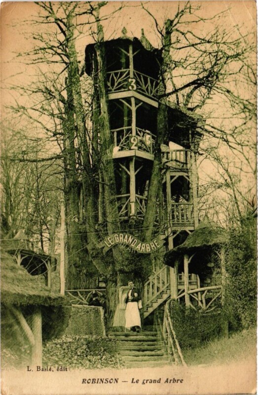 Carte postale ancienne Robinson Le Grand Arbre