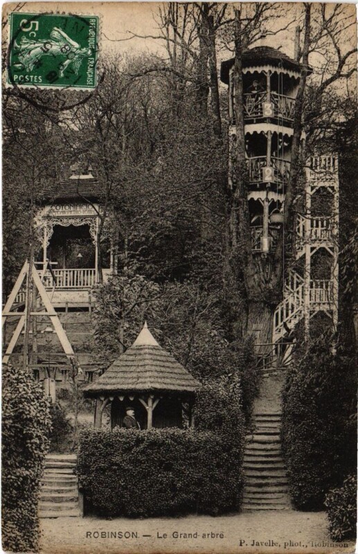 Carte postale ancienne Robinson Le Grand Arbre