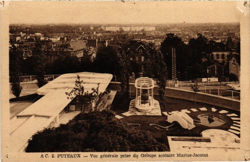 Carte postale ancienne Puteaux vue generale à Puteaux