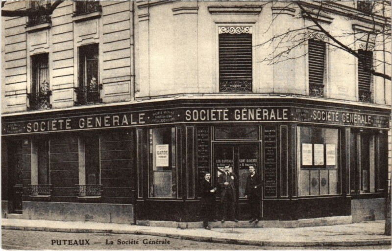 Carte postale ancienne Puteaux La Societe Generale à Puteaux