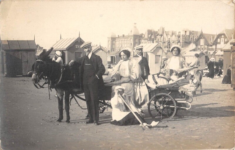 Carte postale ancienne Berck Plage Jolie Carte Photo En Beau Plan Sur La Plage à Berck