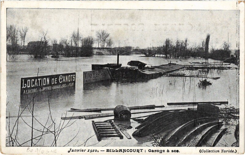 Carte postale ancienne Boulogne Garage a sec