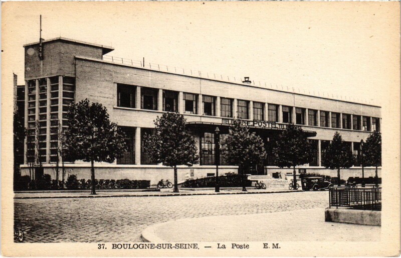 Carte postale ancienne Boulogne La Poste