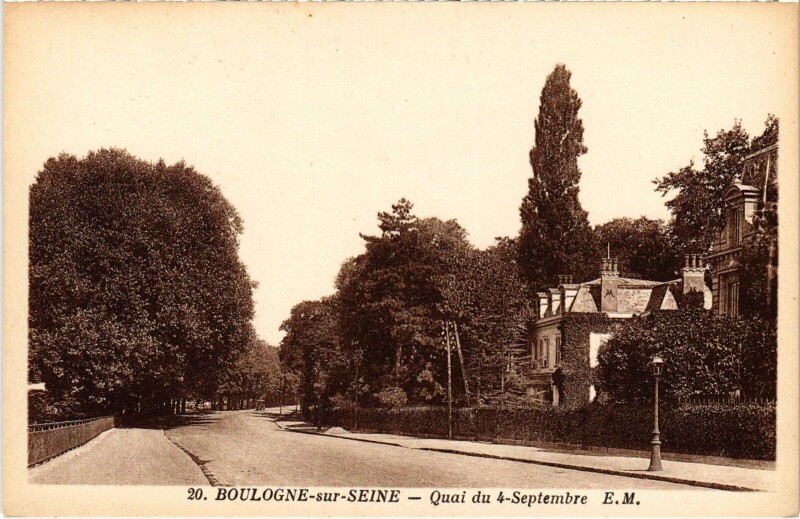 Carte postale ancienne Boulogne Quai du 4 Septembre