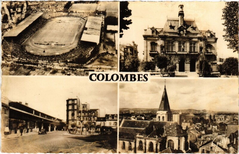 Carte postale ancienne Colombes souvenir à Colombes