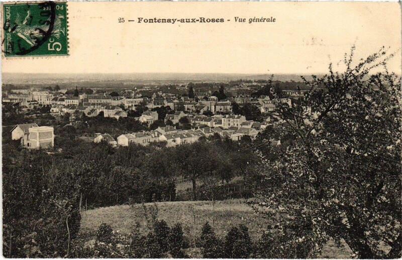 Carte postale ancienne Fontenay aux Roses vue generale à Fontenay-aux-Roses