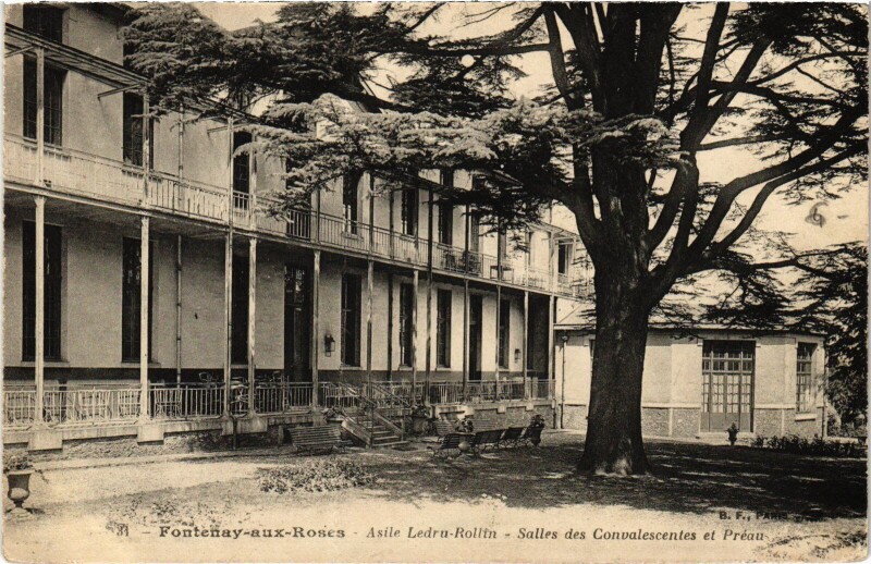 Carte postale ancienne Fontenay aux Roses Asile Ledru Rollin Salles des Convalescentes à Fontenay-aux-Roses