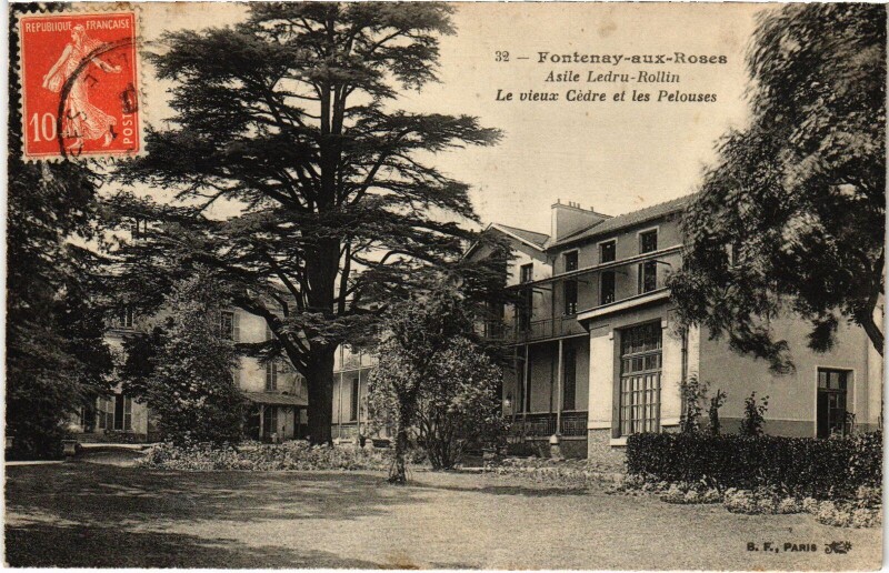 Carte postale ancienne Fontenay aux Roses Asile Ledru Rollin à Fontenay-aux-Roses