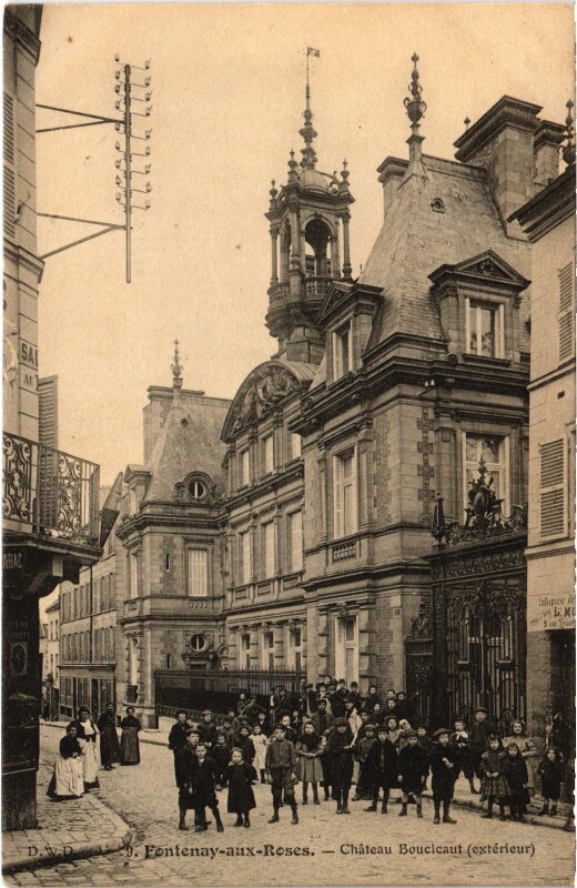 Carte postale ancienne Fontenay aux Roses Chateau Boucicaut à Fontenay-aux-Roses
