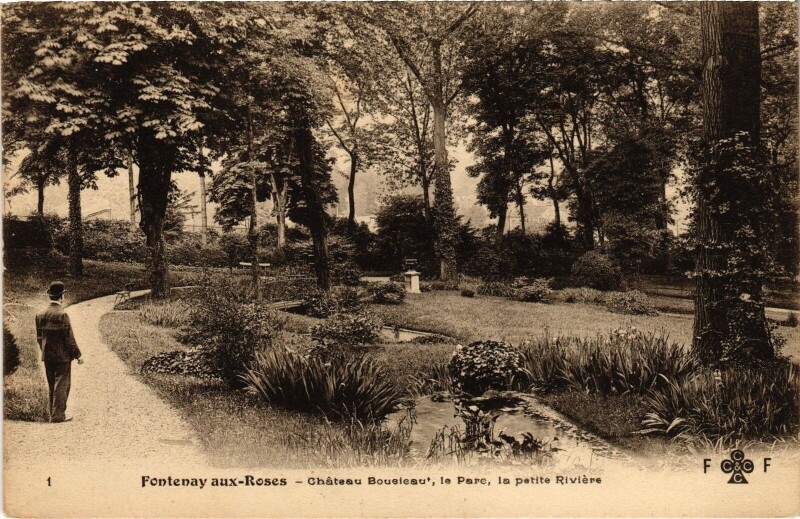 Carte postale ancienne Fontenay aux Roses Chateau Boucicaut le Parc à Fontenay-aux-Roses