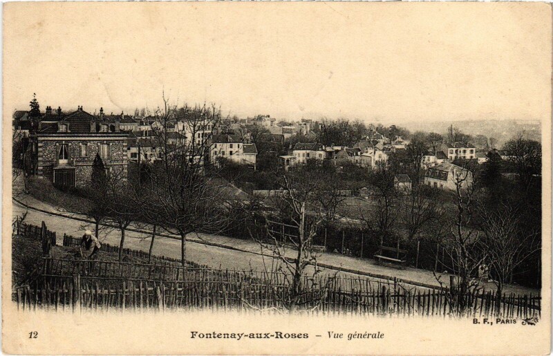 Carte postale ancienne Fontenay aux Roses vue generale à Fontenay-aux-Roses