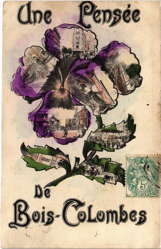 Carte postale ancienne Colombes souvenir à Colombes