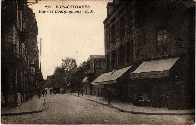 Carte postale ancienne Colombes Rue des Bourguignons à Colombes