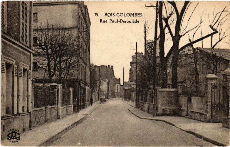 Carte postale ancienne Colombes Rue Paul Deroulede à Colombes