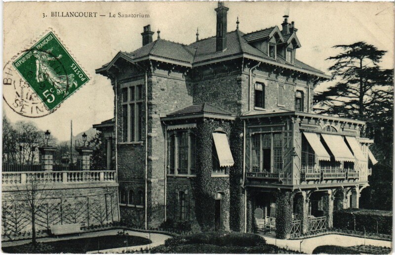 Carte postale ancienne Boulogne Sanatorium