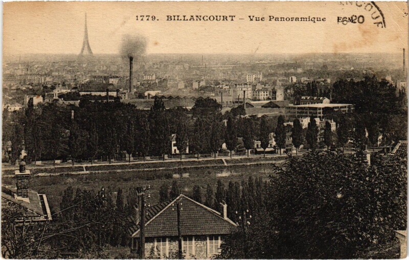 Carte postale ancienne Boulogne vue panoramique