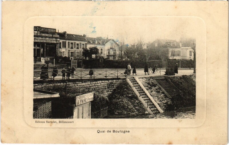 Carte postale ancienne Boulogne Le Quai