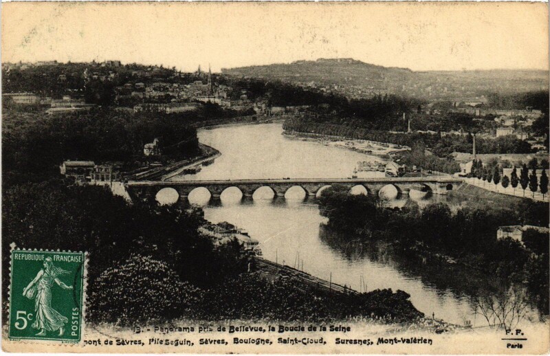 Carte postale ancienne Boulogne panorama
