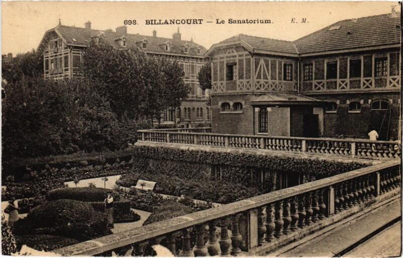 Carte postale ancienne Boulogne Sanatorium