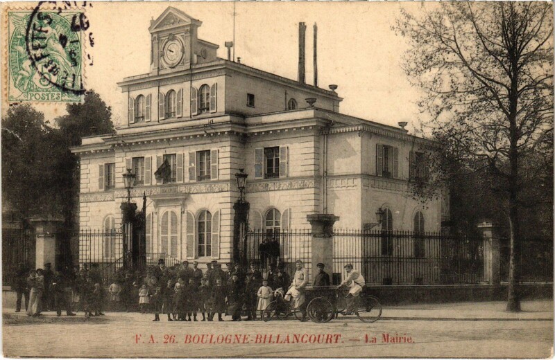 Carte postale ancienne Boulogne La Mairie