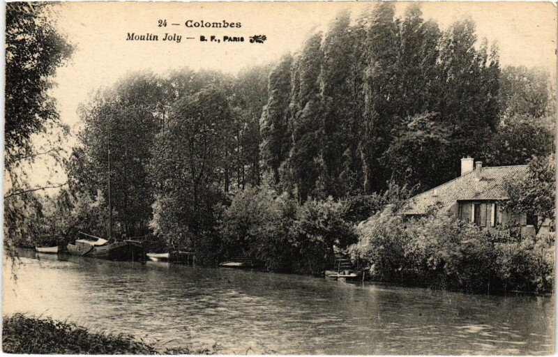 Carte postale ancienne Colombes Moulin Joly à Colombes
