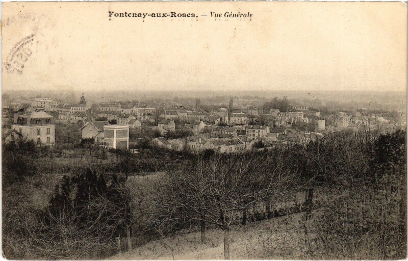 Carte postale ancienne Fontenay aux Roses vue generale à Fontenay-aux-Roses